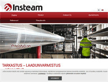 Tablet Screenshot of insteam.fi